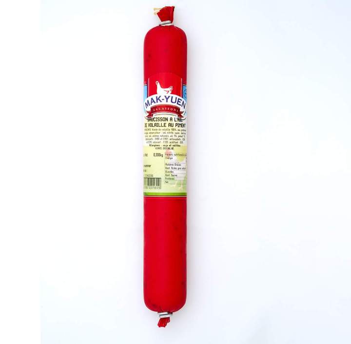 Saucisson a l'ail de volaille au piment Le Tampon