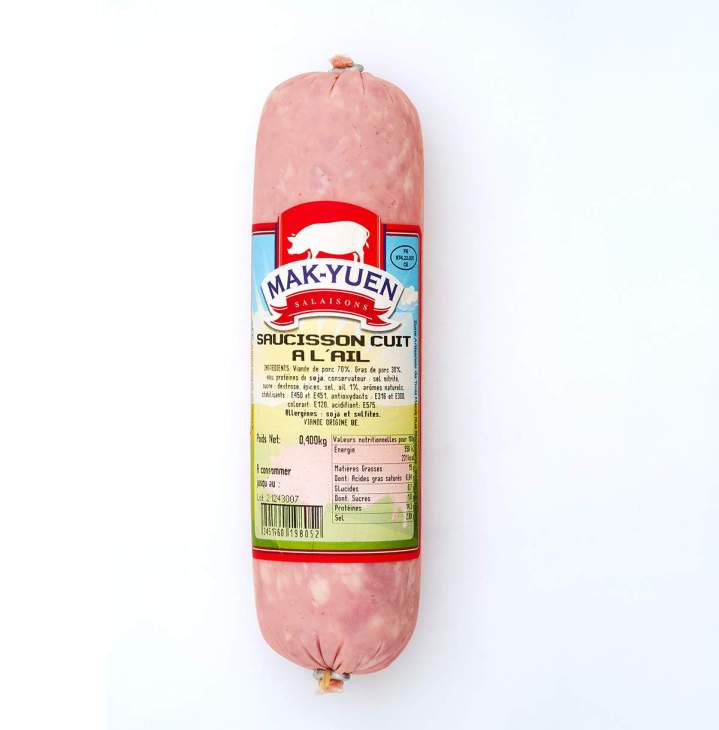 Saucisson cuit a l'ail Le Tampon